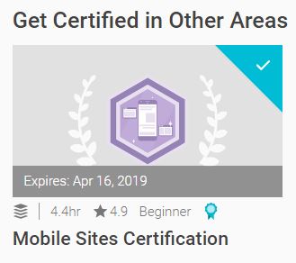 Mobile Sites Assessment-course